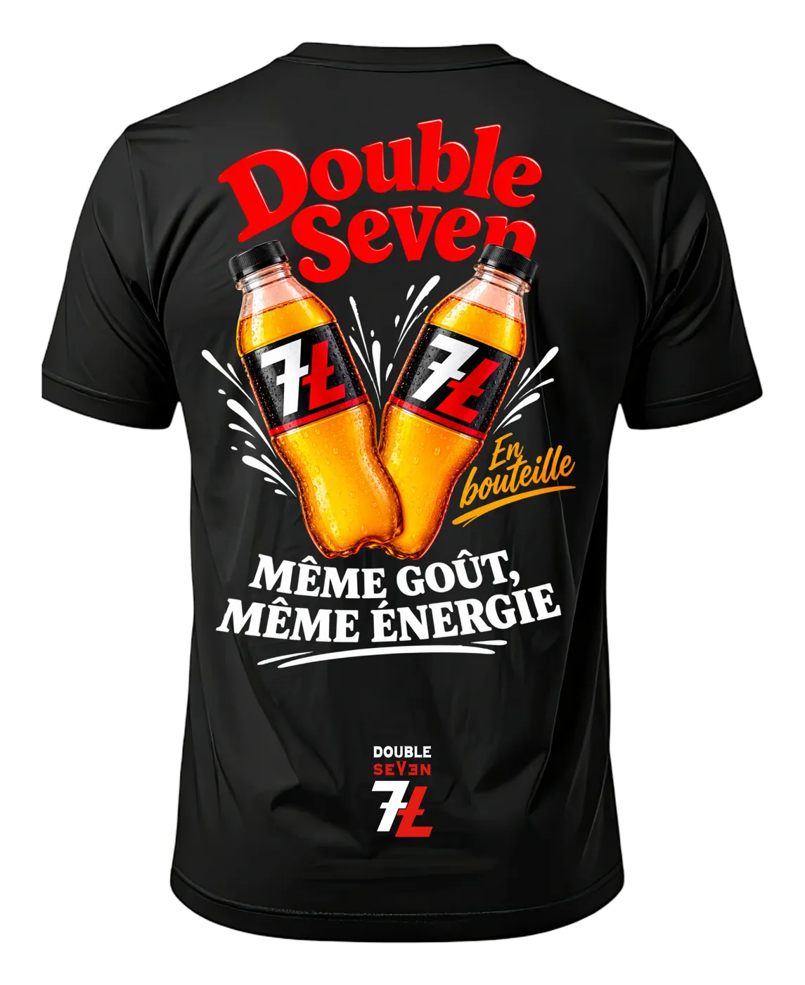 Double Seven – T-shirt promotionnel, dos