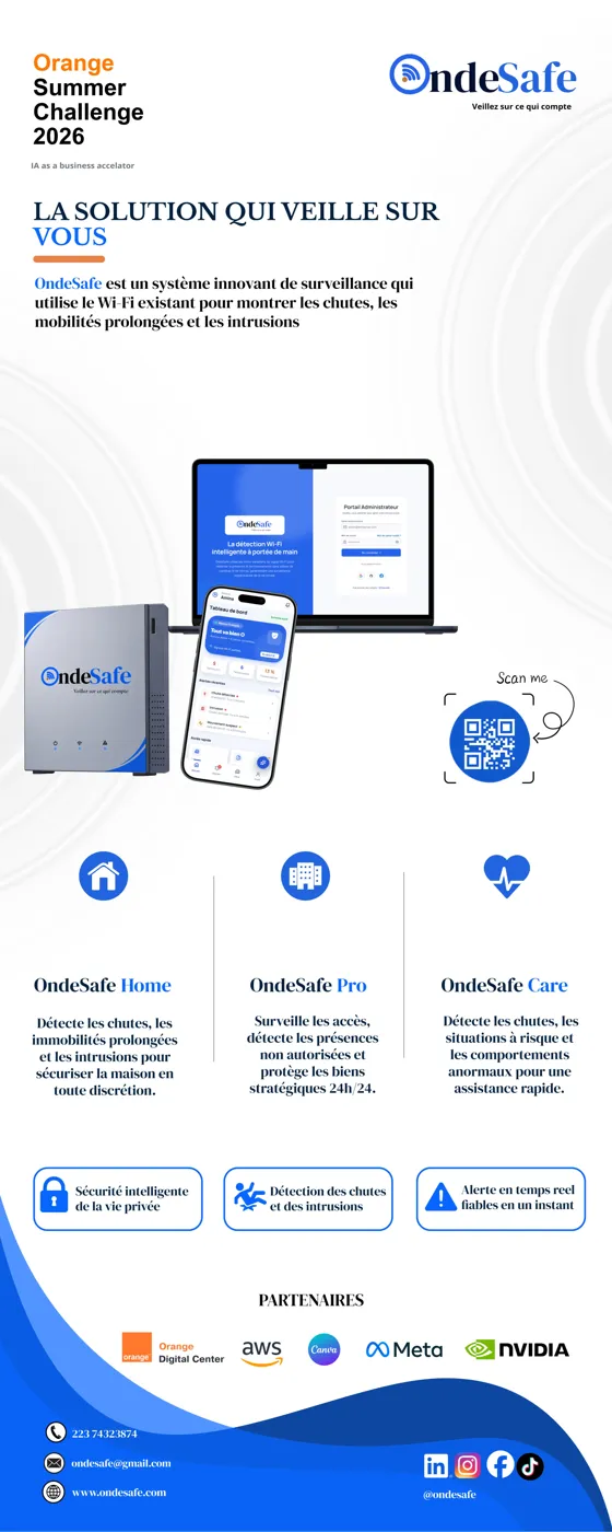 OndeSafe – Kakémono de présentation
